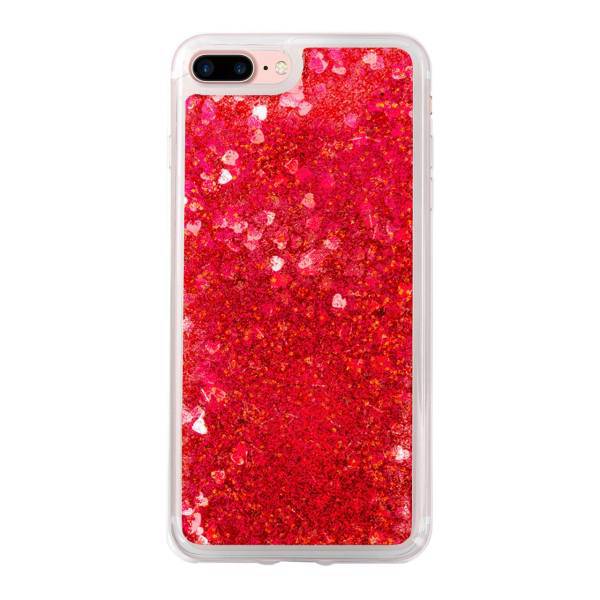 Luxury Case Floating Red Hearts Cover For iPhone 7 Plus، کاور لاکچری کیس مدل Floating Red Hearts مناسب برای گوشی موبایل iPhone 7 Plus