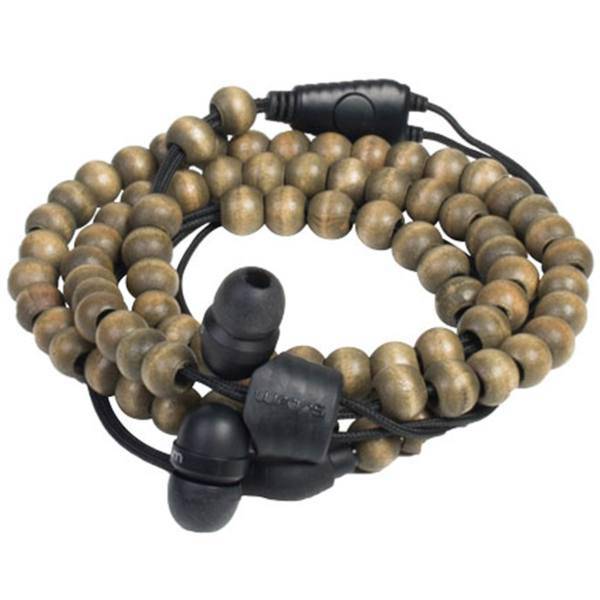 Wraps Natural Walnut Wristband Headphones، هدفون طرح دست‌بند رپس مدل Natural Walnut