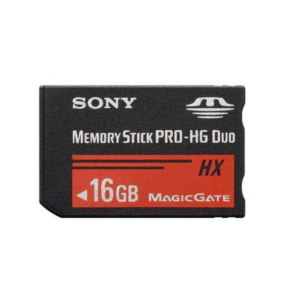 کارت حافظه Stick pro duo سونی مدل HX کلاس 2 استاندارد HG سرعت 20MB/S ظرفیت 16 گیگابایت