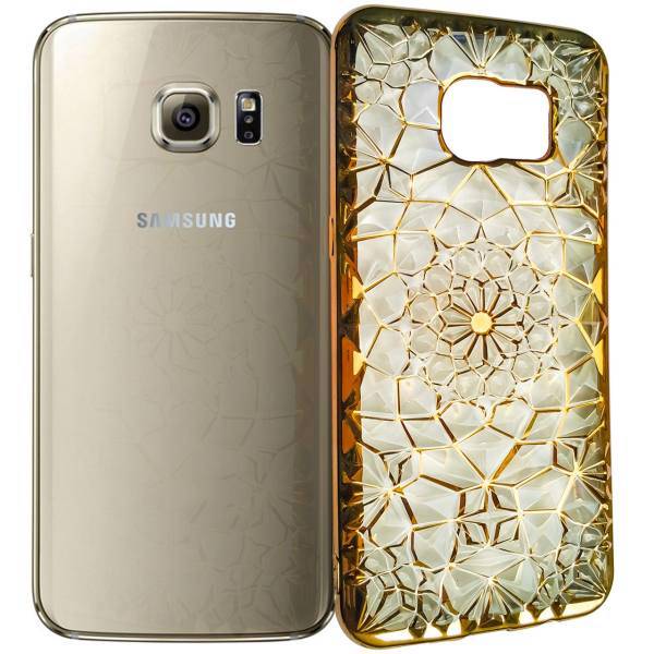 Sunflower Cover for samsung S6 edge، کاور ژله ای مدل sun flower مناسب برای گوشی سامسونگ S6 edge