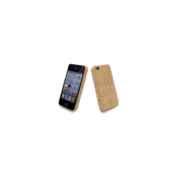 Kajsa Light Brown leather Case، کاور موبایل چرمی کاجسا مخصوص آیفون 4S