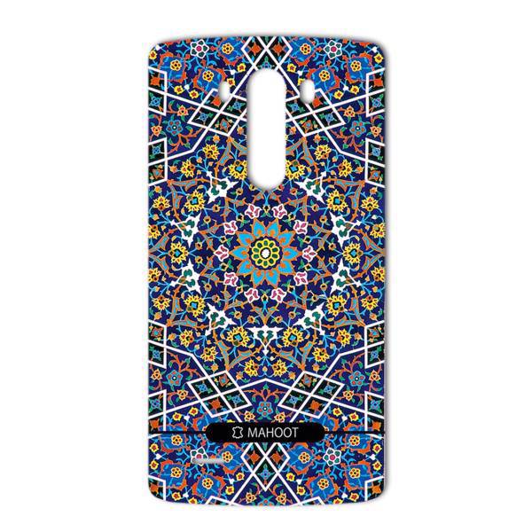 MAHOOT Imam Reza shrine-tile Design Sticker for LG G3، برچسب تزئینی ماهوت مدل Imam Reza shrine-tile Design مناسب برای گوشی LG G3