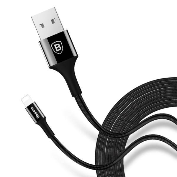 Baseus MIrror USB To Lightning Cable 1m، کابل تبدیل USB به لایتنینگ باسئوس مدل MIRROR به طول 1 متر