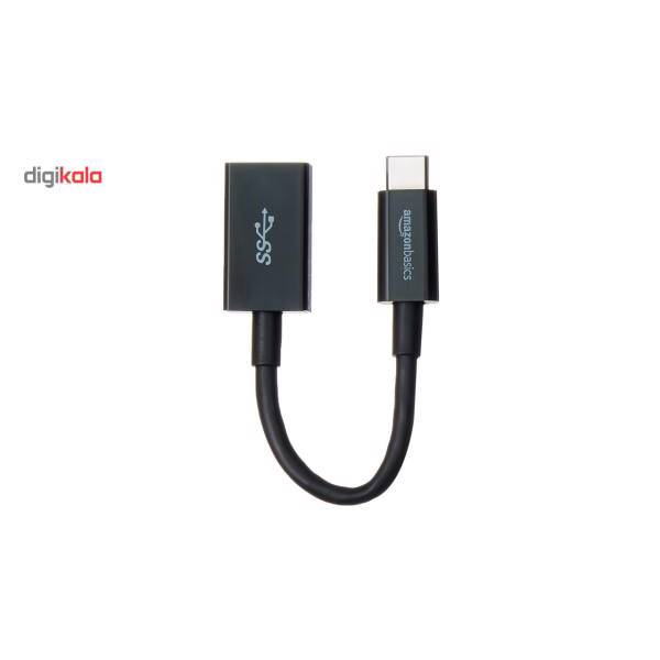 AmazonBasics L6LUC021-CS-R USB-C to USB 3.1 Adapter 0.13m، مبدلUSB-C به USB 3.1 آمازون بیسیکس مدل L6LUC021-CS-R طول 0.13 متر