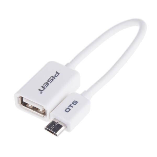 Pisen OTG Data USB To microUSB Cable 0.15m، کابل USB به microUSB پایزن مدل OTG Data به طول 0.15 متر