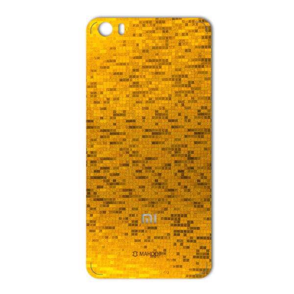 MAHOOT Gold-pixel Special Sticker for Xiaomi Mi5، برچسب تزئینی ماهوت مدل Gold-pixel Special مناسب برای گوشی Xiaomi Mi5