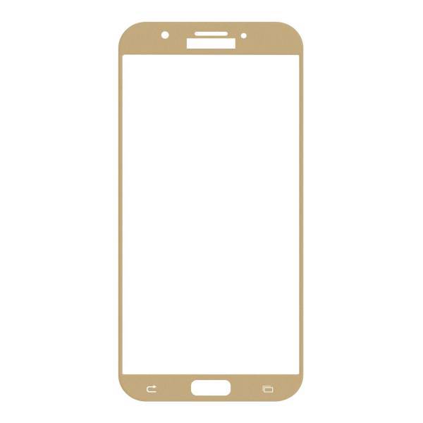 Tempered Full Cover Glass Screen Protector For Samsung Galaxy A7 2017، محافظ صفحه نمایش شیشه ای تمپرد مدل Full Cover مناسب برای گوشی موبایل سامسونگ Galaxy A7 2017
