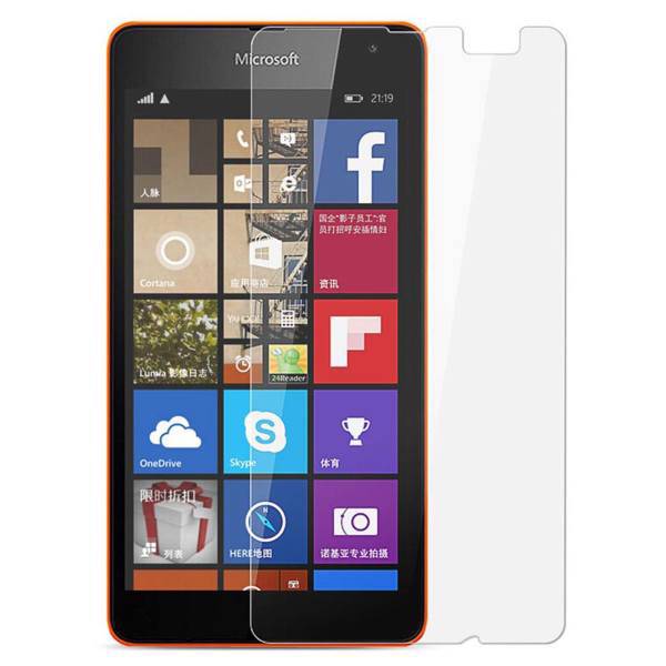 Tempered Glass Screen Protector For Microsoft Lumia 540، محافظ صفحه نمایش شیشه ای تمپرد مناسب برای گوشی موبایل مایکروسافت Lumia 540