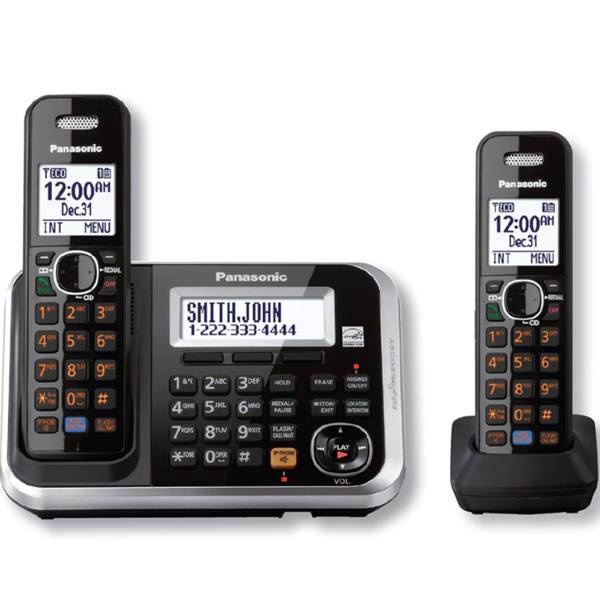 Panasonic KX-TG6842 Wireless Phone، تلفن بی‌سیم پاناسونیک مدل KX-TG6842