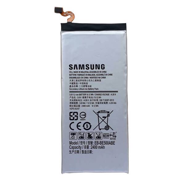 Samsung EB-BE500ABE 2400mAh Mobile Phone Battery For Samsung Galaxy E5، باتری سامسونگ مدل EB-BE500ABE ظرفیت 2400 میلی آمپر مناسب گوشی سامسونگ Galaxy E5