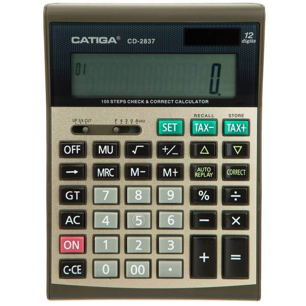 Catiga CD-2837 Calculator، ماشین حساب کاتیگا مدل CD-2837
