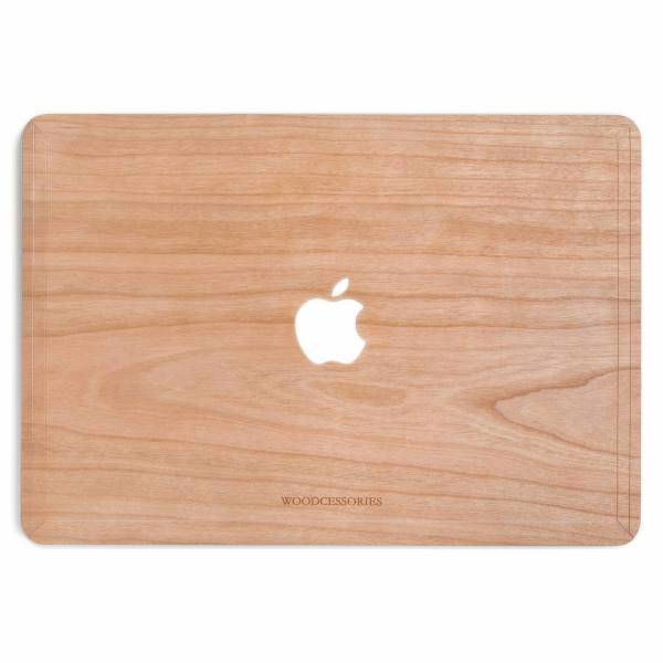 Woodcessories Apple Logo Wooden Cover For MacBook Pro Retina 15 Inch till 2015، کاور چوبی وودسسوریز مدل Apple Logo مناسب برای مک بوک پرو رتینا 15 اینچی