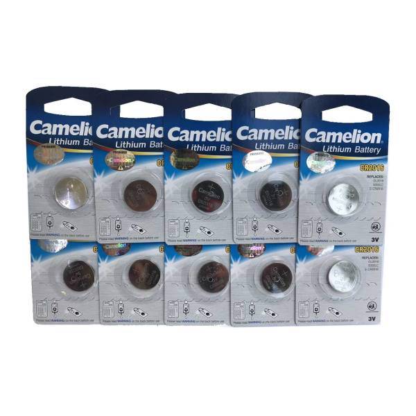 Camelion CR2016 minicell 10Pcs، باتری سکه ای کملیون مدل CR2016 بسته 10 عددی