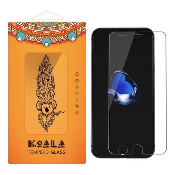 KOALA Tempered Glass Screen Protector For Apple iPhone 7/8، محافظ صفحه نمایش شیشه ای کوالا مدل Tempered مناسب برای گوشی موبایل اپل آیفون 7/8