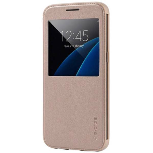 G-Case SAMS7S02 Flip Cover For Samsung Galaxy S7، کیف کلاسوری جی-کیس مدل SAMS7S02 مناسب برای گوشی موبایل سامسونگ Galaxy S7