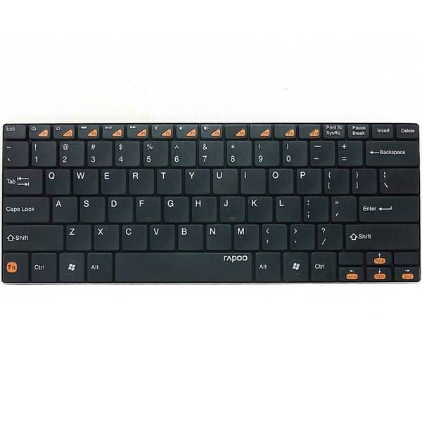 Rapoo E6100 Bluetooth Ultra-Slim Keyboard، کیبورد بسیار باریک و بلوتوث رپو مدل E6100