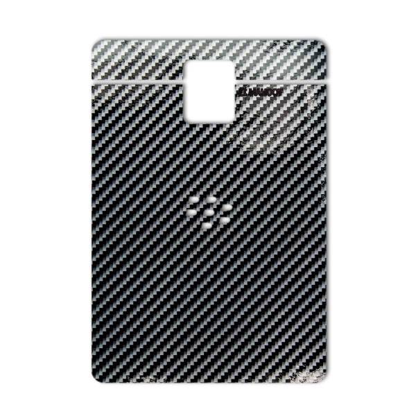 MAHOOT Shine-carbon Special Sticker for BlackBerry Passport، برچسب تزئینی ماهوت مدل Shine-carbon Special مناسب برای گوشی BlackBerry Passport
