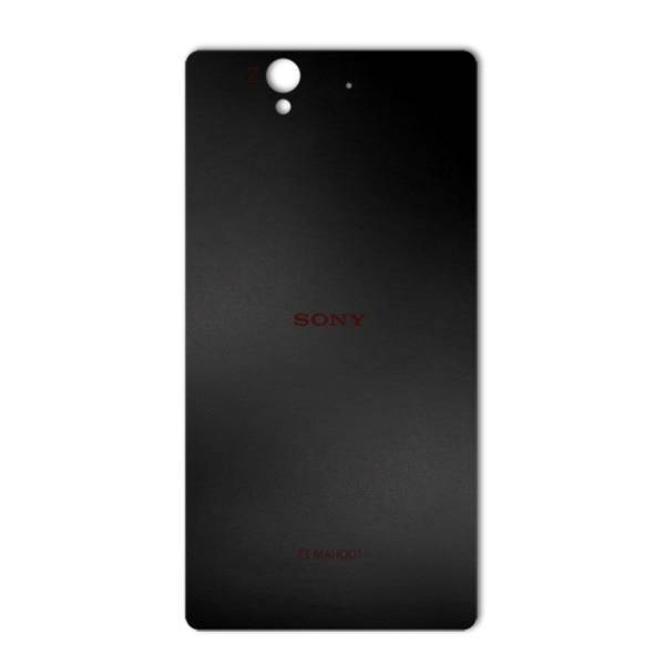 MAHOOT Black-color-shades Special Texture Sticker for Sony Xperia Z، برچسب تزئینی ماهوت مدل Black-color-shades Special مناسب برای گوشی Sony Xperia Z