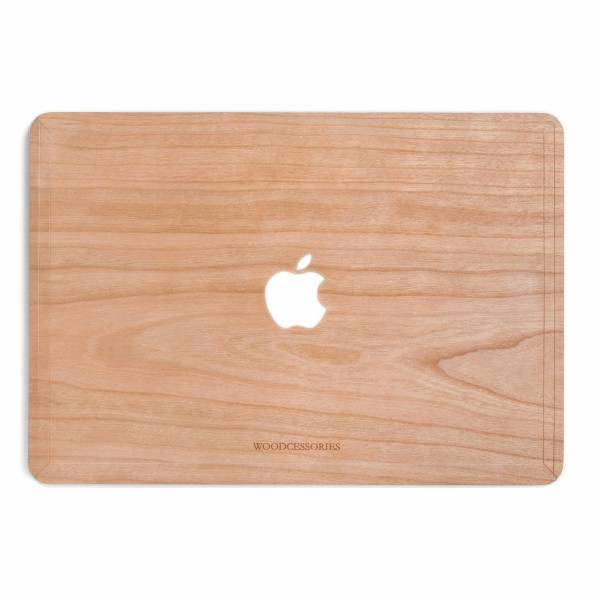 Woodcessories Apple Logo Wooden Cover For MacBook Pro Retina 13 Inch till 2015، کاور چوبی وودسسوریز مدل Apple Logo مناسب برای مک بوک پرو رتینا 13 اینچی