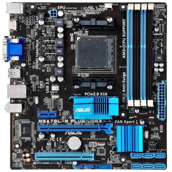 Asus M5A78L-M PLUS/USB3 Motherboard، مادربرد ایسوس مدل M5A78L-M PLUS/USB3