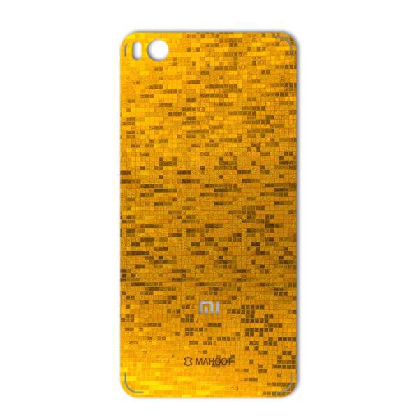 MAHOOT Gold-pixel Special Sticker for Xiaomi Mi 5s، برچسب تزئینی ماهوت مدل Gold-pixel Special مناسب برای گوشی Xiaomi Mi 5s