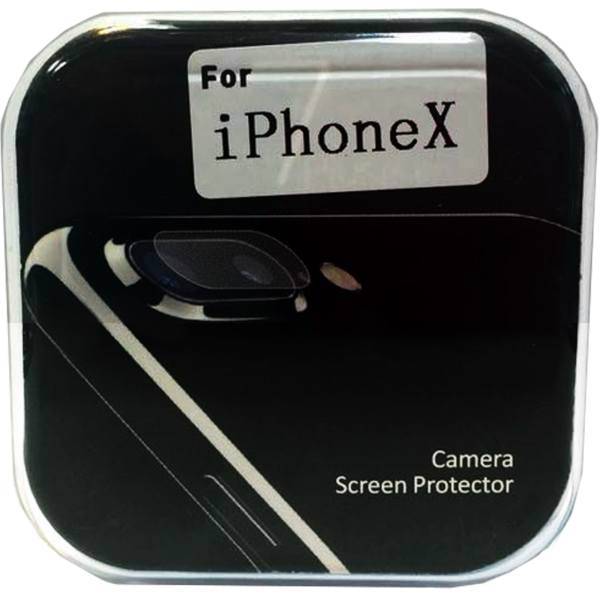 Tempered Glass Camera Lens Protector For Apple iPhone X، محافظ لنز دوربین شیشه ای مدل تمپرد مناسب برای گوشی موبایل اپل آیفون x