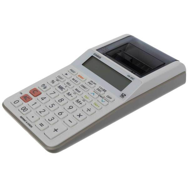CasioHR-8RC-WE Calculator، ماشین حساب کاسیو مدل HR-8RC-WE