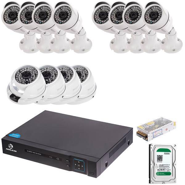 AHD Negron Retail Store Surveillance 12Cameras Network Video Recorder، سیستم امنیتی ای اچ دی نگرون کاربری فروشگاهی 12 دوربین