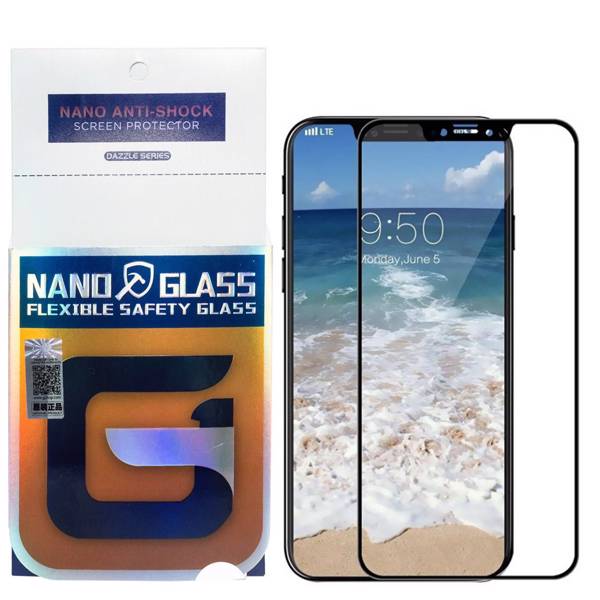 Nano Glass 5D Screen Protector For Apple iPhone X، محافظ صفحه نمایش نانو گلس مدل 5D مناسب برای گوشی موبایل اپل آیفون X