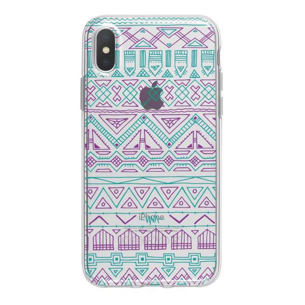 Geometric Case Cover For iPhone X / 10، کاور ژله ای وینا مدل Geometric مناسب برای گوشی موبایل آیفون X / 10