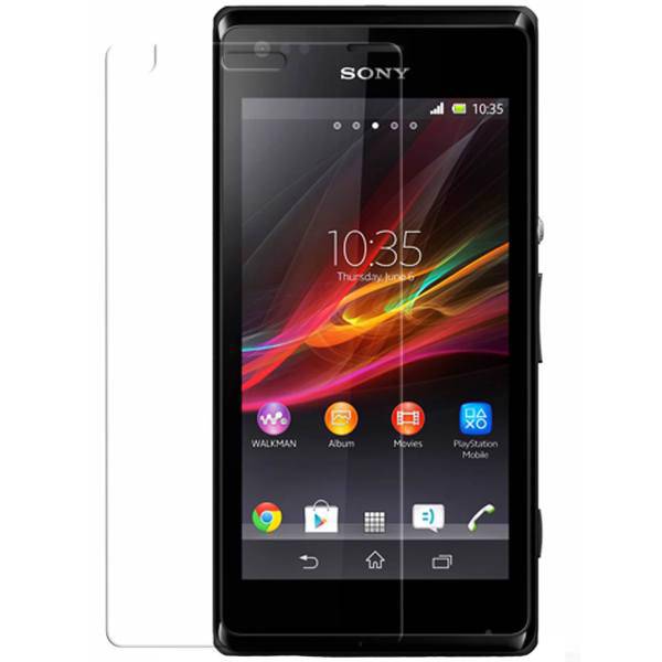 Tempered Full Cover Glass Screen Protector For Sony Xperia M، محافظ صفحه نمایش شیشه ای تمپرد مدل Full Cover مناسب برای گوشی موبایل سونی Xperia M