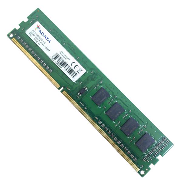 ADATA 12800 1600MHz Desktop DDR3 RAM 4GB، رم کامپیوتر ای دیتا مدل DDR3 1600MHz 240Pin U-DIMM ظرفیت 4 گیگابایت