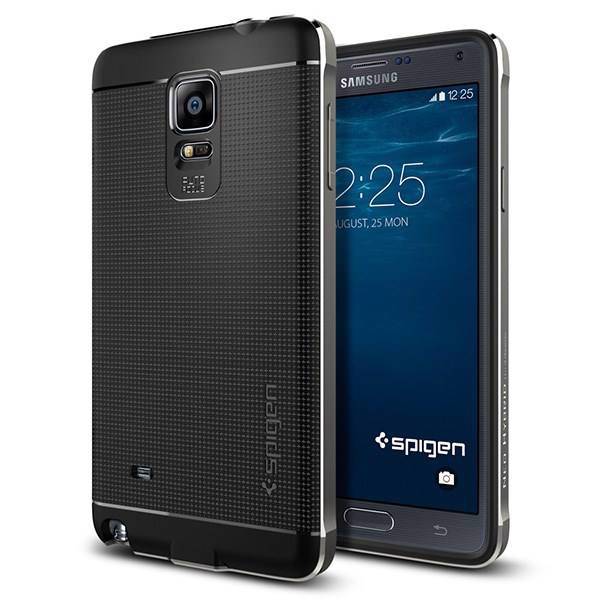Samsung Galaxy Note 4 Spigen Neo Hybrid Metal Cover، کاور اسپیگن مدل نئو هیبرید متال مناسب برای گوشی سامسونگ گلکسی نوت 4