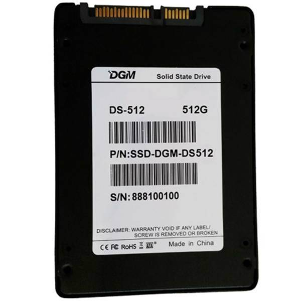 DGM SS900 internal SSD Drive - 512GB، حافظه SSD اینترنال دی جی ام مدل SS900 ظرفیت 512 گیگابایت