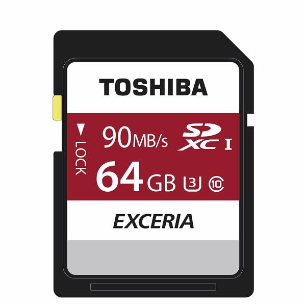 Toshiba SDXC Exceria N 302 UHS-I CLASS 10 - 90 MBps - 64GB، کارت حافظه SDHS توشیبا مدل EXCERIA N302 کلاس 10 استاندارد UHS- I سرعت 90MBps |ظرفیت 64GB