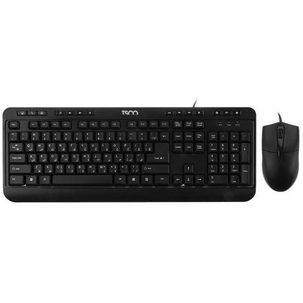 TSCO TKM 8052 Keyboard and Mouse With Persian Letters، کیبورد و ماوس تسکو مدل TKM 8052 با حروف فارسی