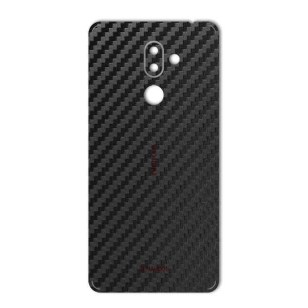 MAHOOT Carbon-fiber Texture Sticker for Nokia 7 plus، برچسب تزئینی ماهوت مدل Carbon-fiber Texture مناسب برای گوشی Nokia 7 plus