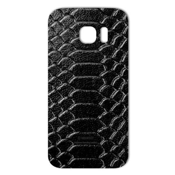 MAHOOT Snake Leather Special Sticker for Samsung S7، برچسب تزئینی ماهوت مدل Snake Leather مناسب برای گوشی Samsung S7