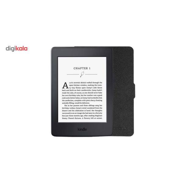 Amazon Kindle Paperwhite 7th Generation E-reader with Kaman smart Cover - 4GB، کتاب خوان آمازون مدل Kindle Paperwhite نسل هفتم همراه با کاور هوشمند کمان رایانه - ظرفیت 4 گیگابایت