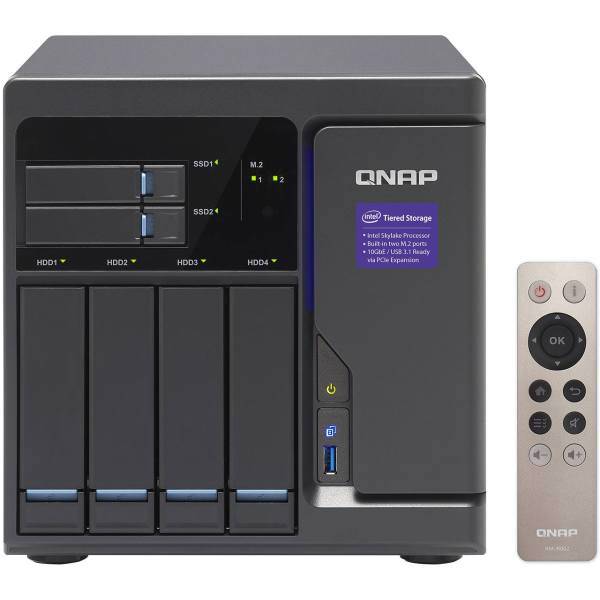 Qnap TVS-682-i3-8G NASiskless، ذخیره ساز تحت شبکه کیونپ مدل TVS-682-i3-8G بدون دیسک
