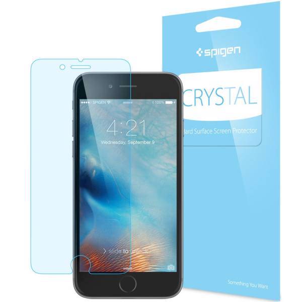 Spigen Crystal Screen Protector For Apple iPhone 6s، محافظ صفحه نمایش اسپیگن مدل Crystal مناسب برای گوشی موبایل اپل آیفون 6s