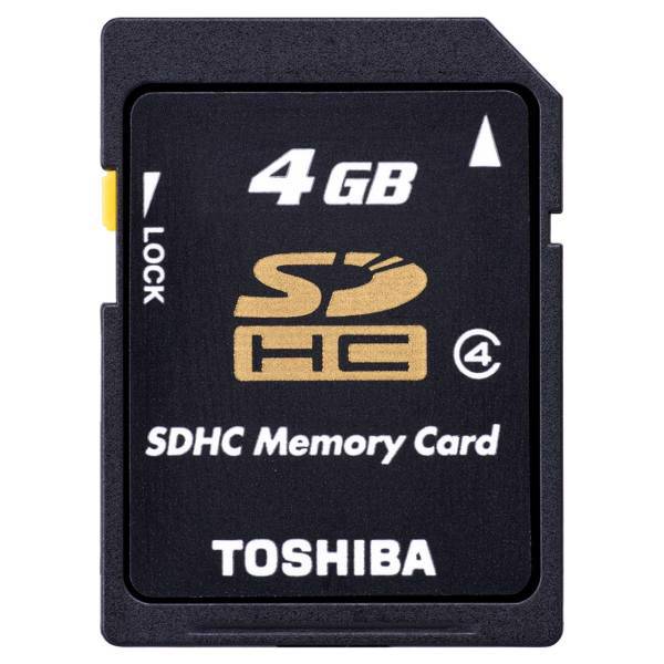 Toshiba SDHC Card 4GB، کارت حافظه SD Card توشیبا 4GB