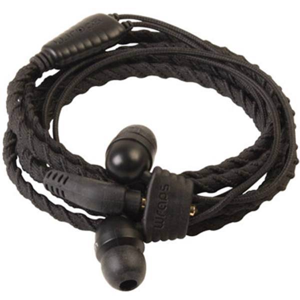 Wraps Talk Coal Wristband Headphones، هدفون طرح دست‌بند رپس مدل Talk Coal