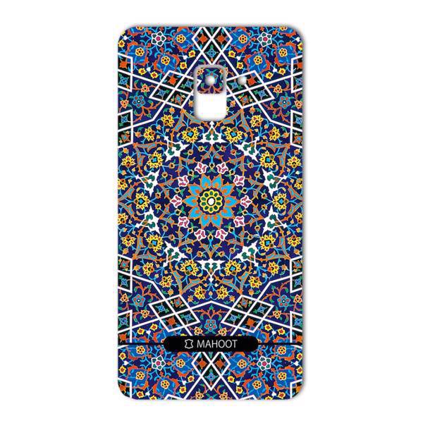 MAHOOT Imam Reza shrine-tile Design Sticker for Samsung A8 Plus 2018، برچسب تزئینی ماهوت مدل Imam Reza shrine-tile Design مناسب برای گوشی Samsung A8 Plus 2018