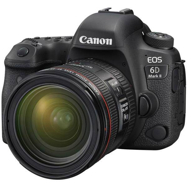 Canon EOS 6D Mark II Digital Camera With 24-70 F4 L IS USM Lens، دوربین دیجیتال کانن مدل EOS 6D Mark II به همراه لنز 24-70 میلی متر F4 L IS USM