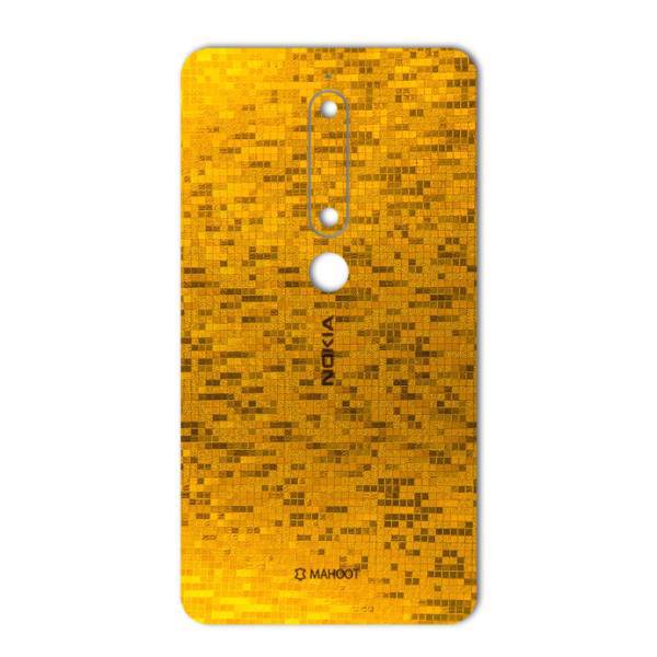 MAHOOT Gold-pixel Special Sticker for Nokia 6/1، برچسب تزئینی ماهوت مدل Gold-pixel Special مناسب برای گوشی Nokia 6/1