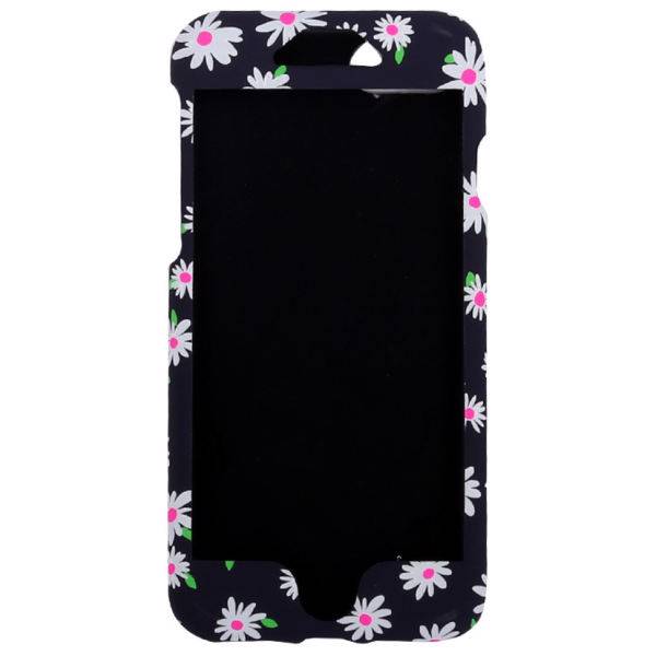 کاور گوشی 360 درجه کوتیس طرح Happy Flower Blackمناسب برای گوشی آیفون 5/5S/SE