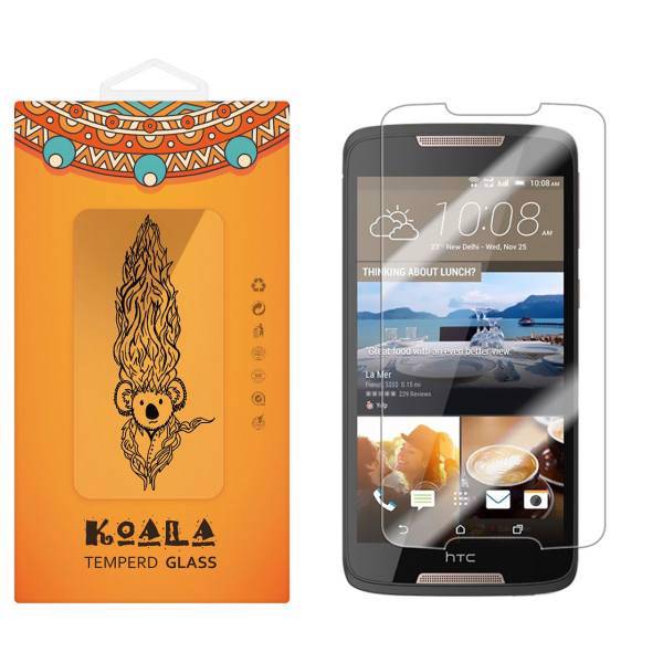 KOALA Tempered Glass Screen Protector For HTC Desire 828، محافظ صفحه نمایش شیشه ای کوالا مدل Tempered مناسب برای گوشی موبایل اچ تی سی Desire 828