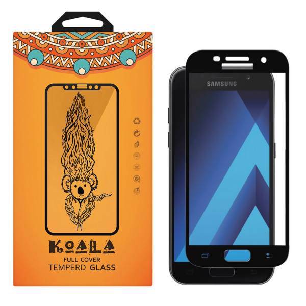 KOALA Full Glue Glass Screen Protector For Samsung Galaxy A3 2017، محافظ صفحه نمایش شیشه ای کوالا مدل Full Glue مناسب برای گوشی موبایل سامسونگ Galaxy A3 2017