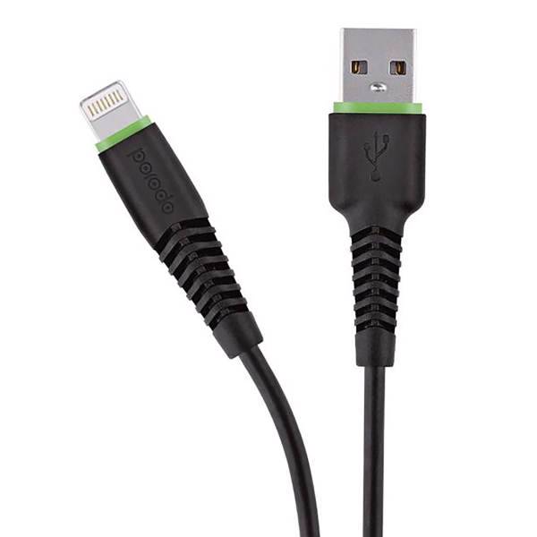 Porodo PD-M8-2L USB To Lightning Cable 2m، کابل تبدیل USB به لایتنینگ پرودو مدل PD-M8-2L طول 2 متر